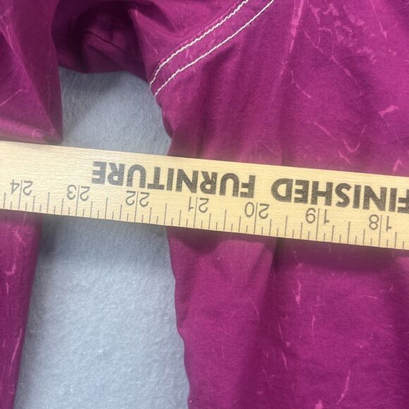 Rock 47 By Wrangler XL Western Shirt Snap Pink Embroidered Rodeo Rhinestone - Picture 13 of 15